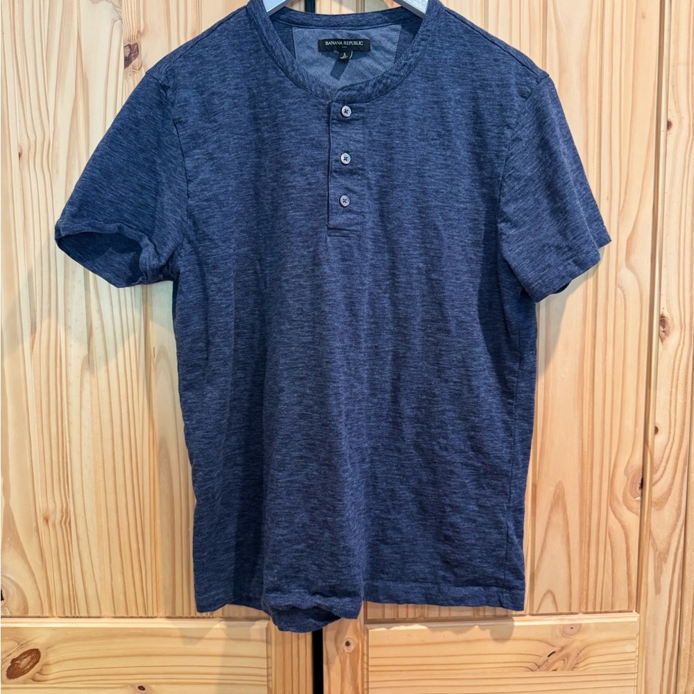 Banana Republic Navy Button Down Shirt